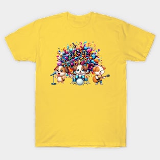 Puppies feel the music T-Shirt